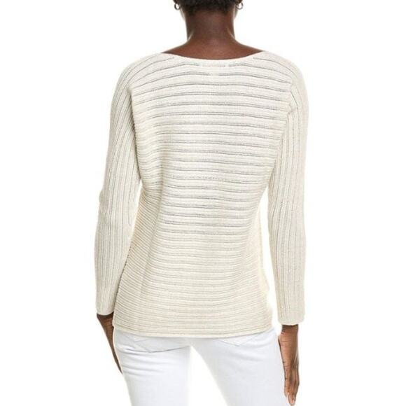 Tommy Bahama Women's Soft Gold Jewel Bay Sequin V-Neck Sweater Size M - Picture 8 of 9